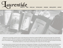 Tablet Screenshot of laurentidewinery.com